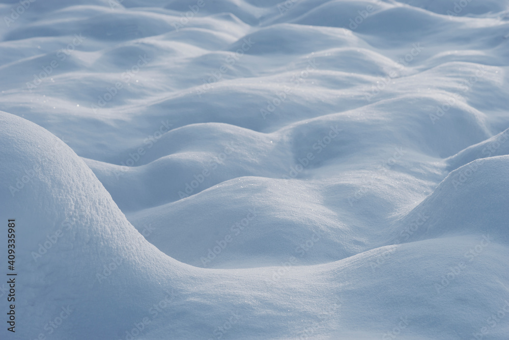 smooth snow surface