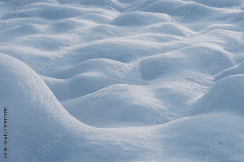 smooth snow surface