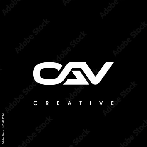 OAV Letter Initial Logo Design Template Vector Illustration