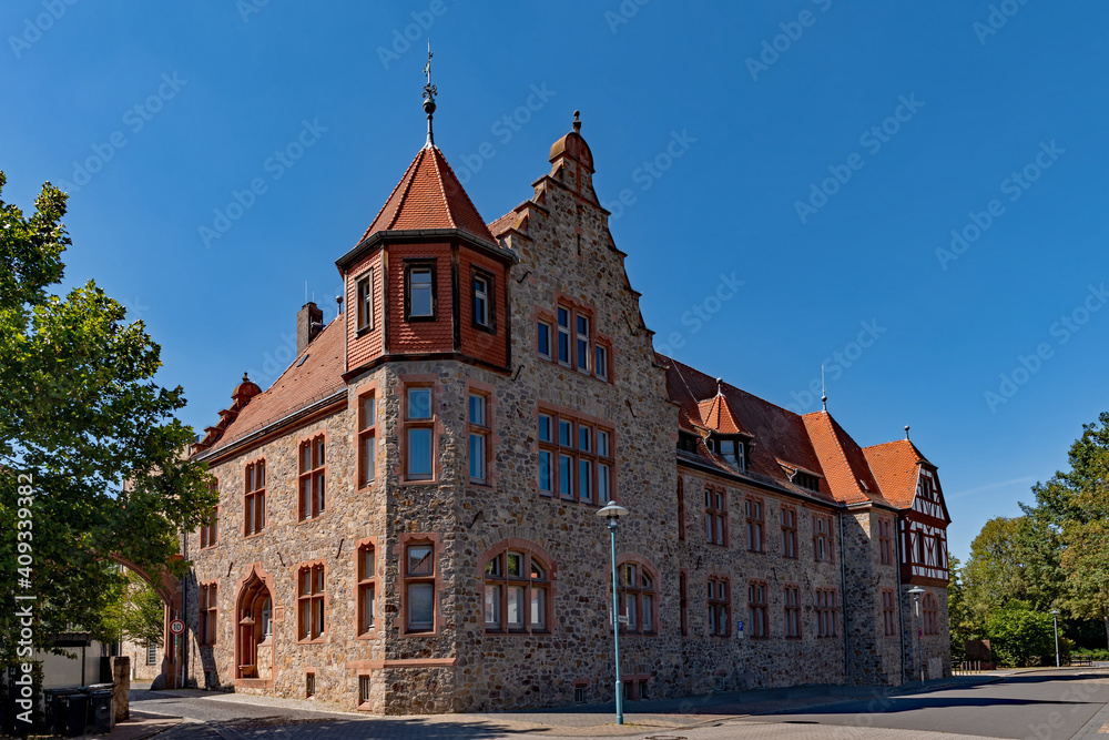Altstadt von Dieburg in Hessen, Deutschland 