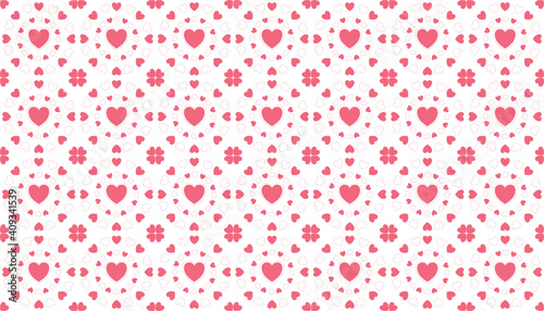 valentine abstract seamless pattern