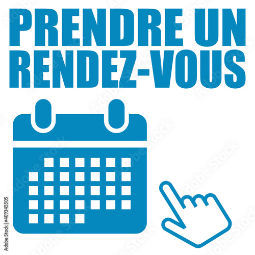 Logo prendre un rendez-vous.