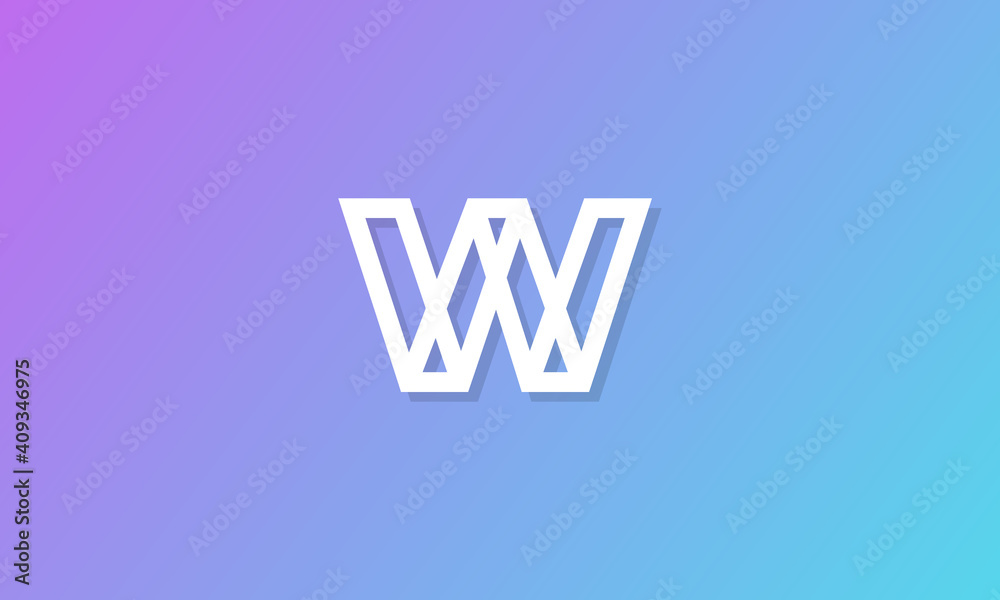 Letter W logo design, modern letter W logo design using modern gradient color Letter W logo design, modern letter W logo design using modern gradient color