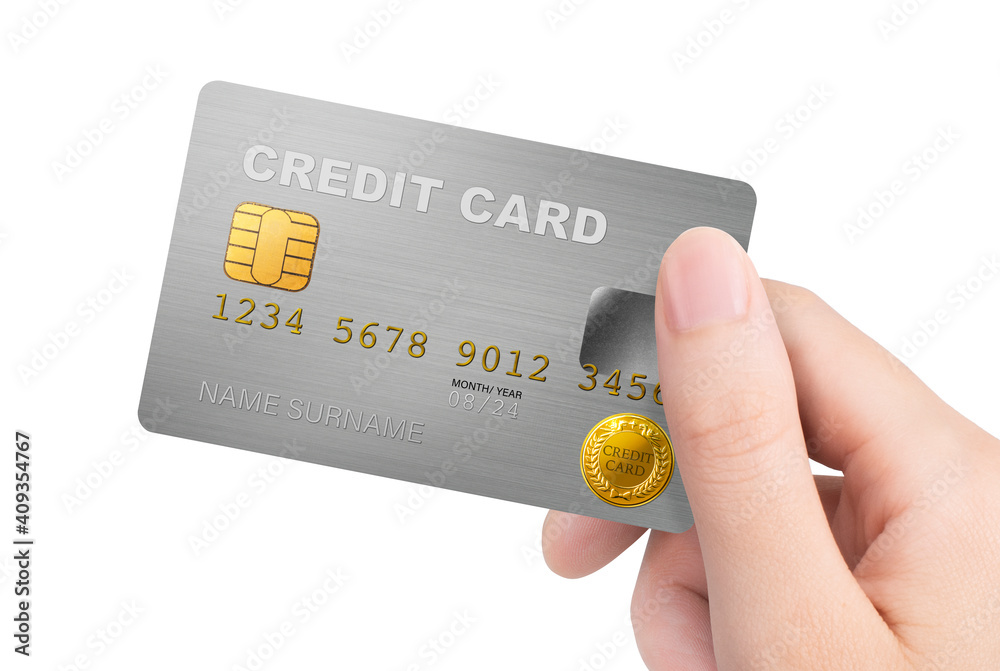 クレジットカードを持つ女性の手 Stock Photo Adobe Stock