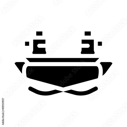 restorer glasses glyph icon vector illustration flat