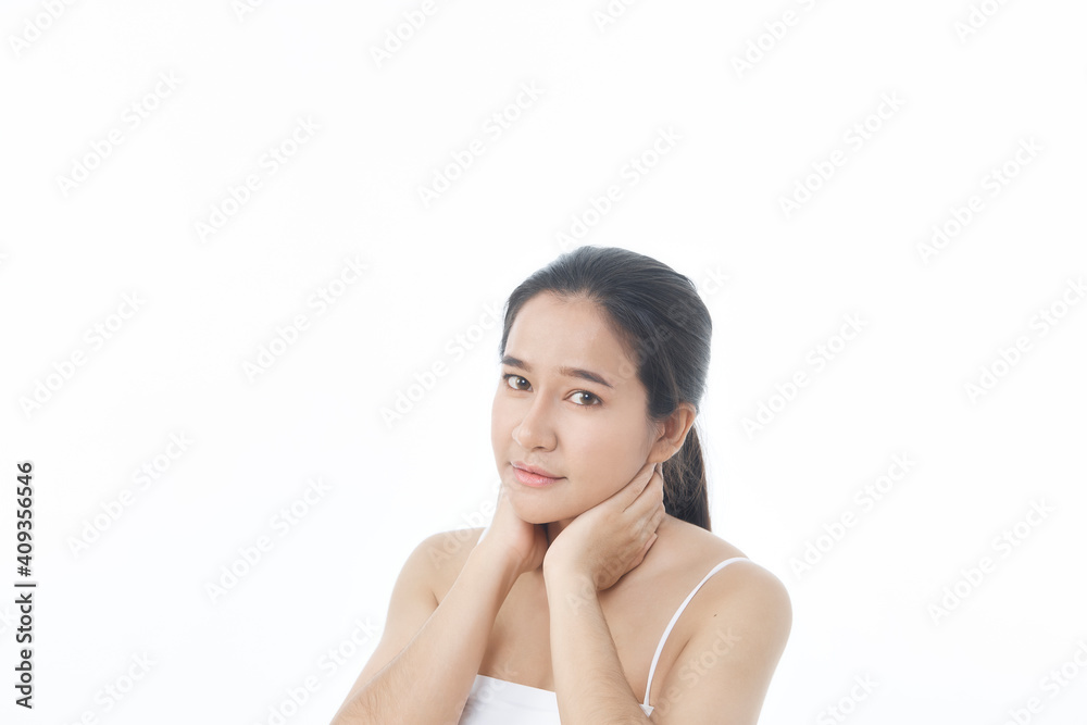 Young beautiful girl with perfect clean skin Young beautiful girl with perfect clean skin