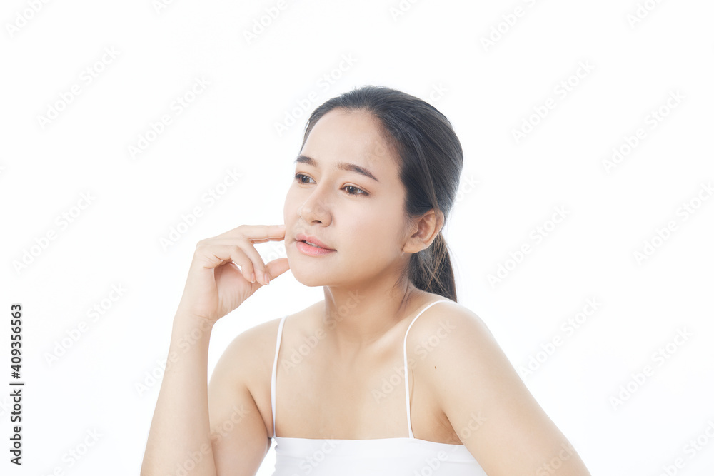 Young beautiful girl with perfect clean skin Young beautiful girl with perfect clean skin