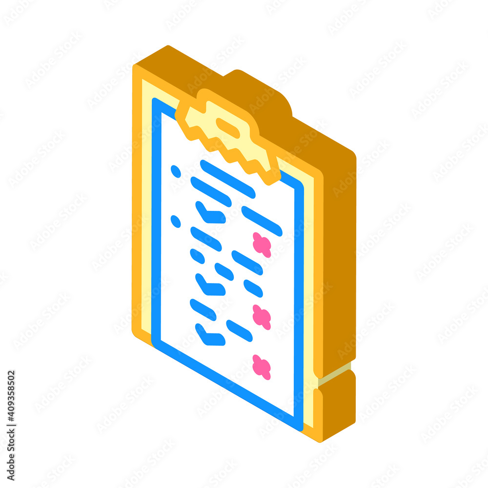 check list or questionnaire call center isometric icon vector illustration check list or questionnaire call center isometric icon vector illustration