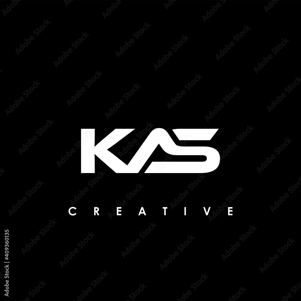 KAS Letter Initial Logo Design Template Vector Illustration KAS Letter Initial Logo Design Template Vector Illustration