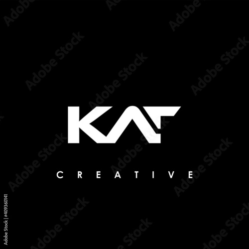 KAT Letter Initial Logo Design Template Vector Illustration