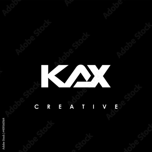 KAX Letter Initial Logo Design Template Vector Illustration