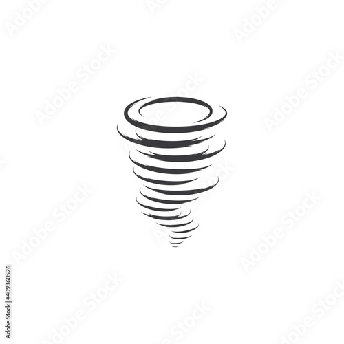 Tornado logo symbol vector