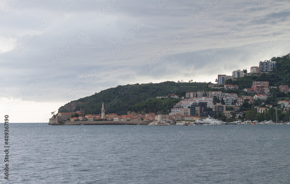 Montenegro Views of the city of Becici