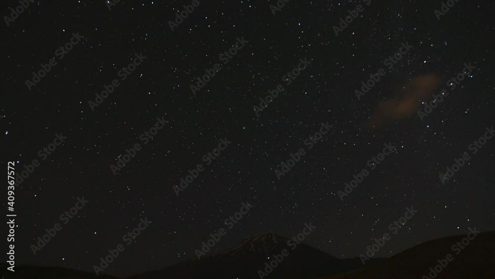 Time-lapse of Magical Moving Night Sky Time-lapse of Magical Moving Night Sky