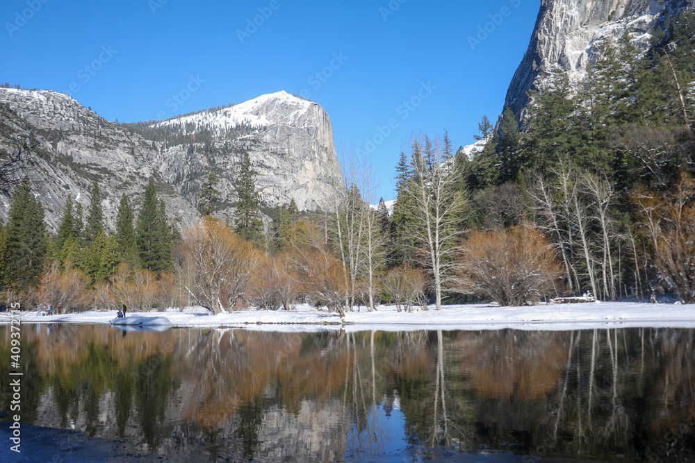 El Capitan Reflection, Yosemite NP Scenery