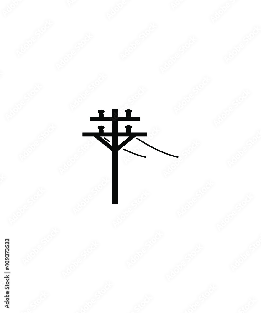 electric pole icon,vector best flat icon.