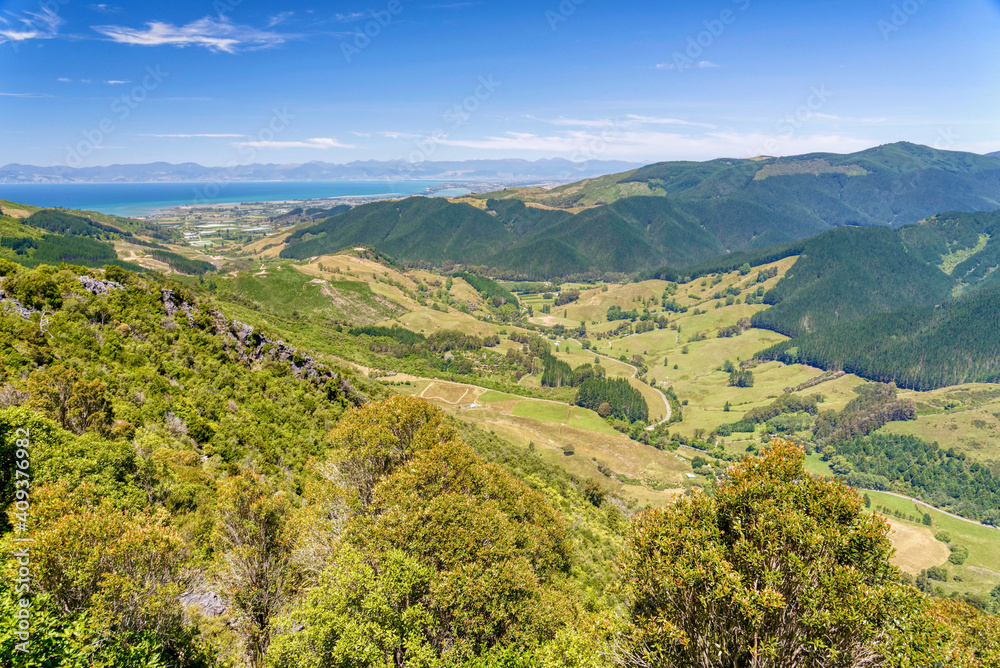 Obraz premium Hawkes Lookout in the Nelson-Tasman region of New Zealand