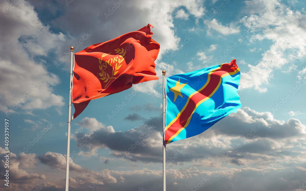 Flags of Nova Roma and DR Congo. Flags of Nova Roma and DR Congo.
