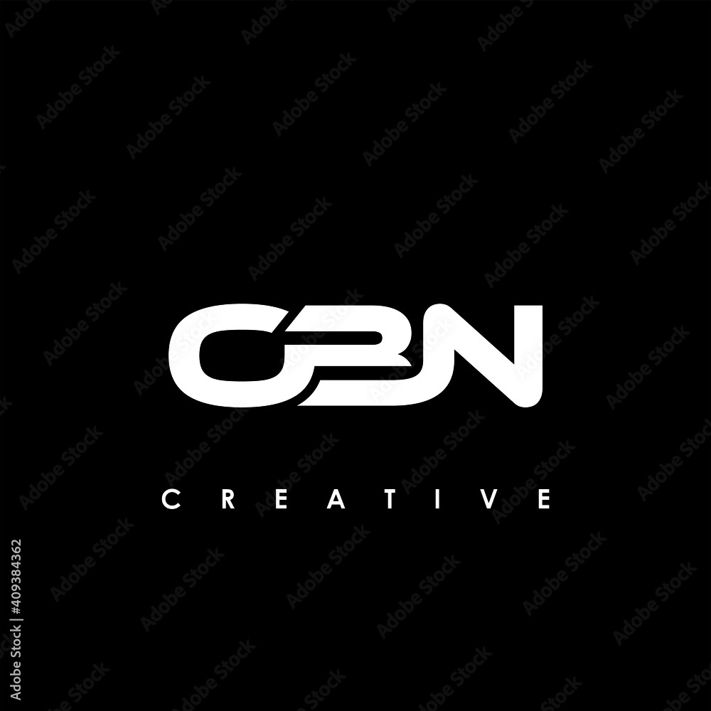 OBN Letter Initial Logo Design Template Vector Illustration