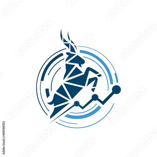 goat logo design vector creative brand sign of lamb symbol eps.10 icon illustration