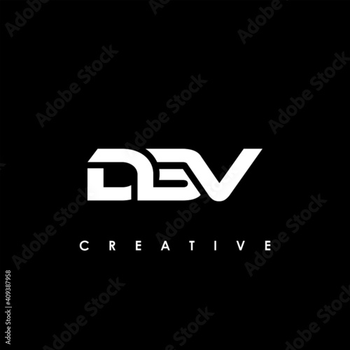 DBV Letter Initial Logo Design Template Vector Illustration