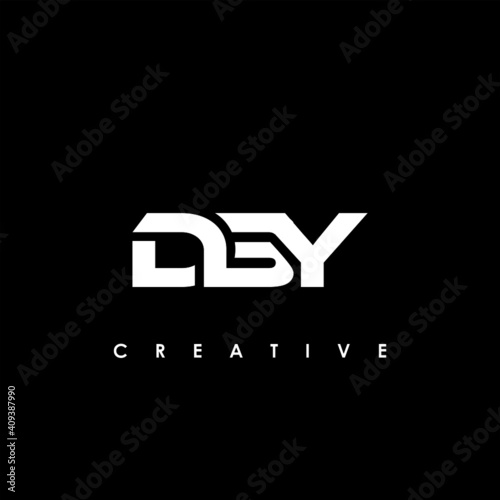 DBY Letter Initial Logo Design Template Vector Illustration photo