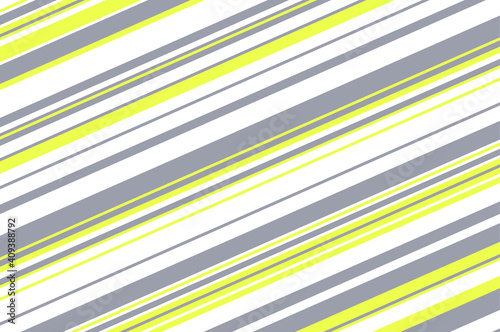 Texture with parallel diagonal lines of different thicknesses, Abstract geometric pattern. Gray and yellow vector illustration, design element for backgrounds, patterns.