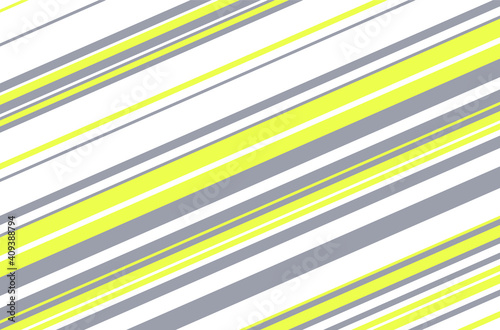 Texture with parallel diagonal lines of different thicknesses, Abstract geometric pattern. Gray and yellow vector illustration, design element for backgrounds, patterns.
