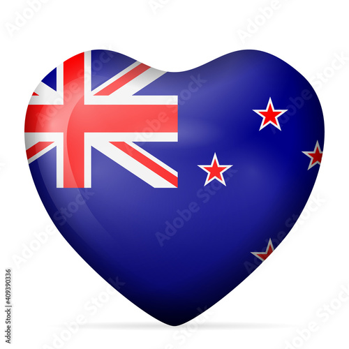 Free Download Heart New Zealand flag - GFXLoad
