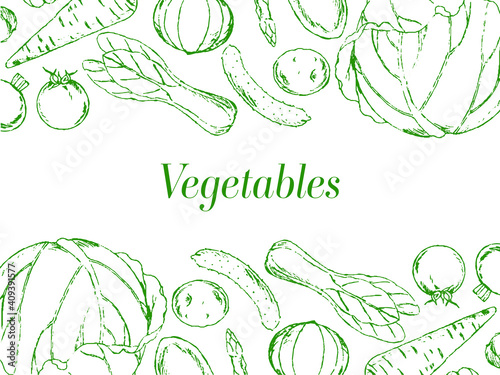 野菜フレーム