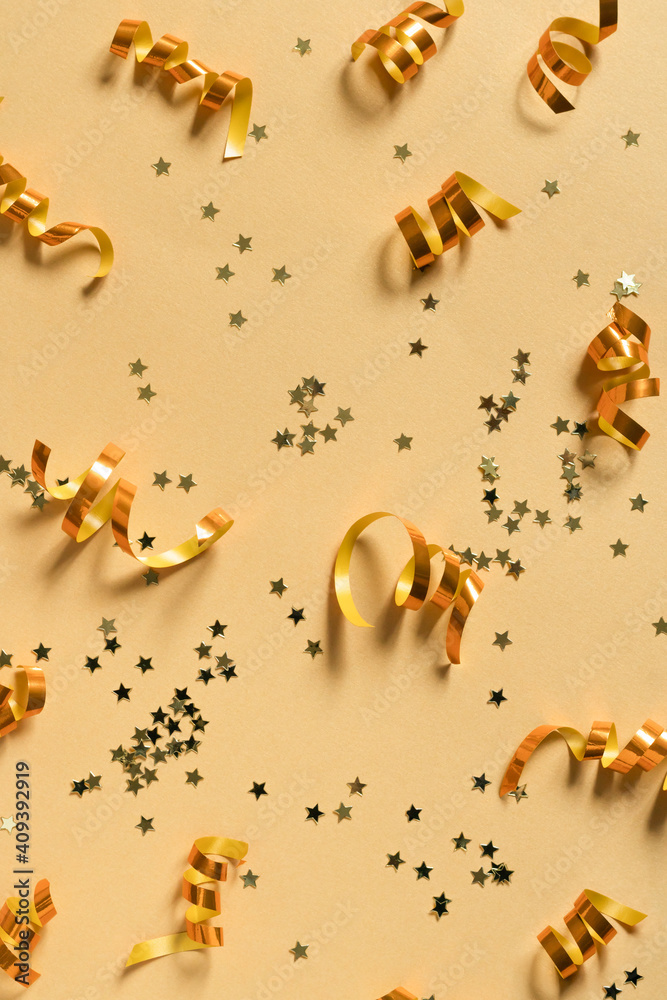 Festive abstract background with ribbons and stars. Celebration concept. Festive abstract background with ribbons and stars. Celebration concept.
