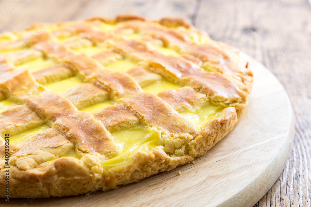 Tasty and beautiful Homemade cream tart Tasty and beautiful Homemade cream tart