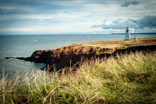 Cape Tryon Lighthouse on Prince Edward Island Canada