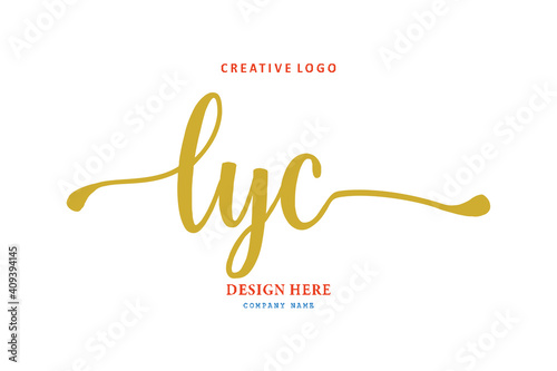LYC lettering logo is simple, easy to understand and authoritative