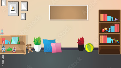A room, a place to live and do various activities on a daily basis
