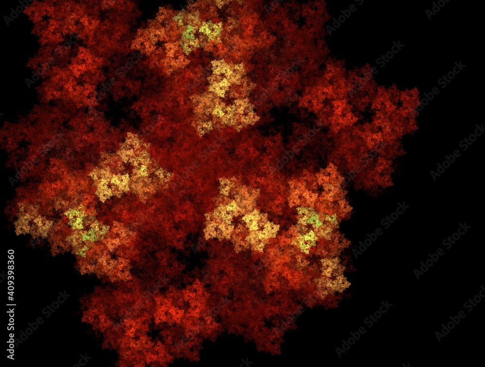 Imaginatory fractal background Image