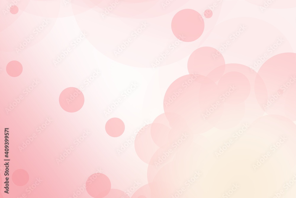 Variety pink balls on pink tone color abstract background. Happy valentine's day design. Wallpaper, invitation, posters, brochure, cards, banners.