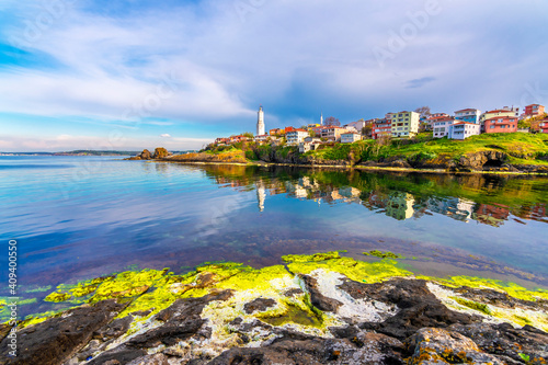 Rumeli Feneri Village view in Istanbul