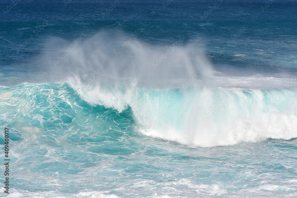 Fototapeta premium Beautiful ocean waves.