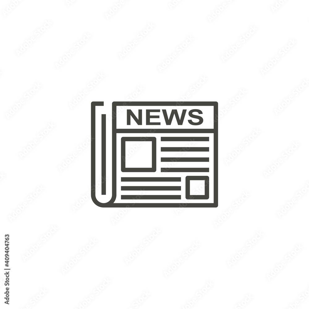 News. Vector icon template News. Vector icon template