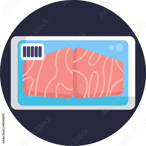 Japanese food icon.  Sushi icon. Vector illustration. 