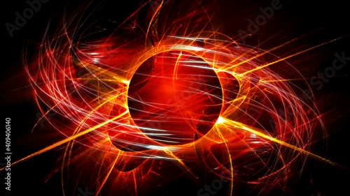 relax energy a stream of luminous particles, a cycle of a stream of luminous particles. light effects moving and flexible lines in abstract style. profit energy meditation