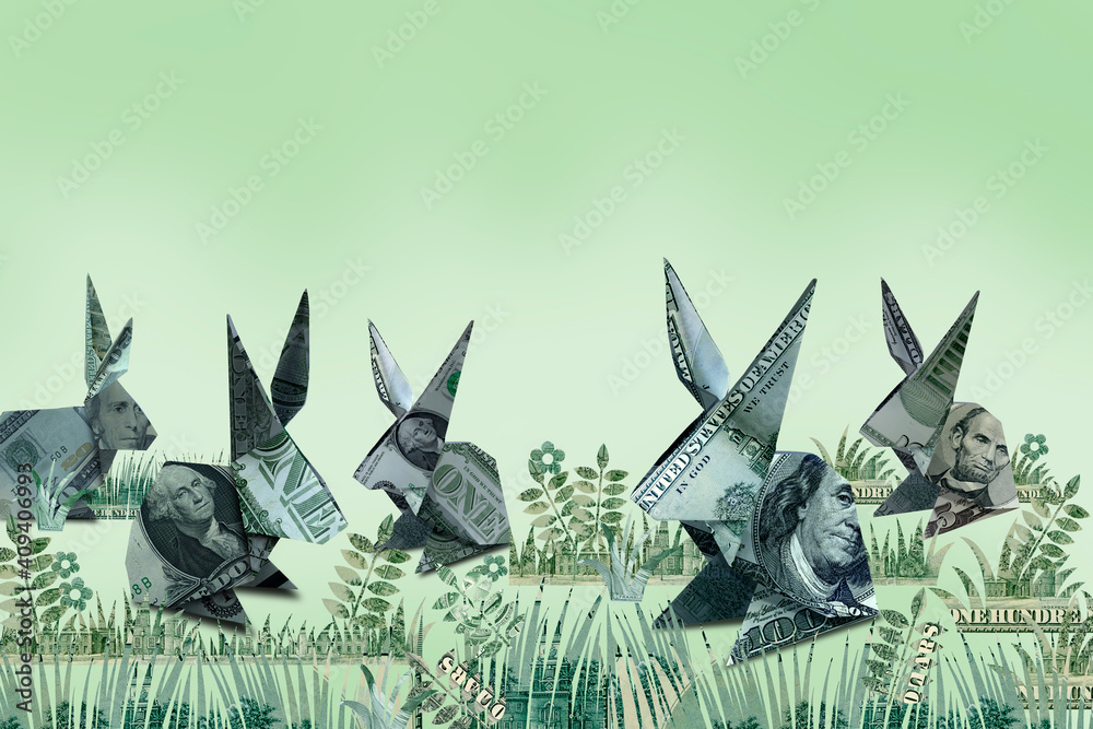 Fototapeta premium money growth concept