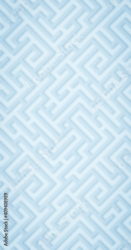 Blur effect background. Geometric illustration with maze. Labyrinth.