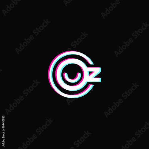 Coffee cafe logo letter COZ
