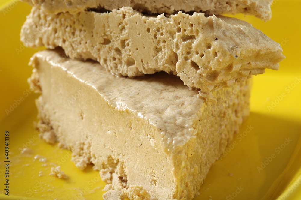 Traditional Turkish Halva with Tahini Traditional Turkish Halva with Tahini