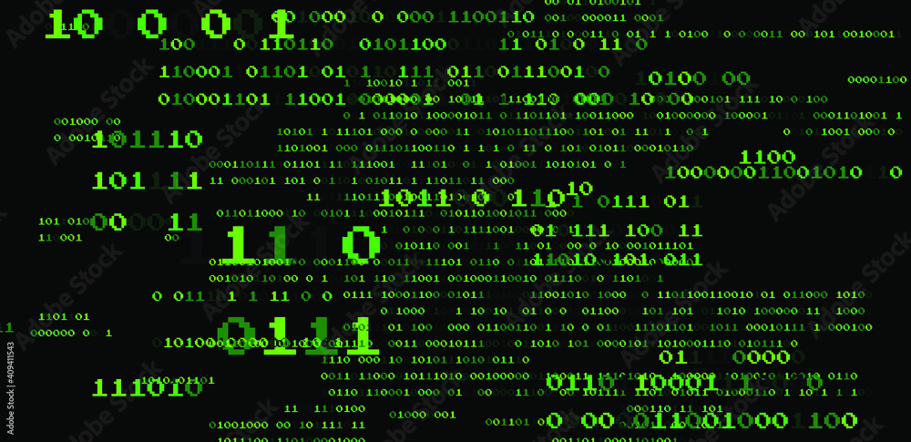 Texture composed by a sequence of zero and one number. Abstract futuristic cyberspace with binary code, matrix background with digits. Texture composed by a sequence of zero and one number. Abstract futuristic cyberspace with binary code, matrix background with digits.