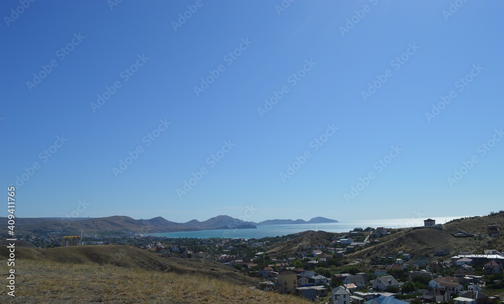 Fototapeta premium view of the city