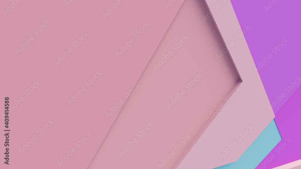 Multicolored tech background, with a geometric 3D structure. Clean, pastel colored design with simple, modern forms. 3D render Multicolored tech background, with a geometric 3D structure. Clean, pastel colored design with simple, modern forms. 3D render
