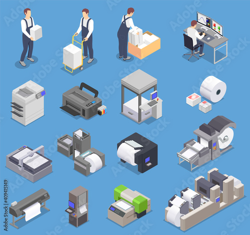 Printing House Icons Collection